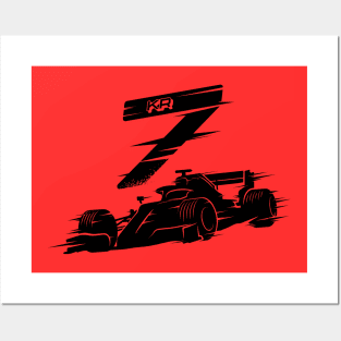 We Race On! 7 [Black] Posters and Art